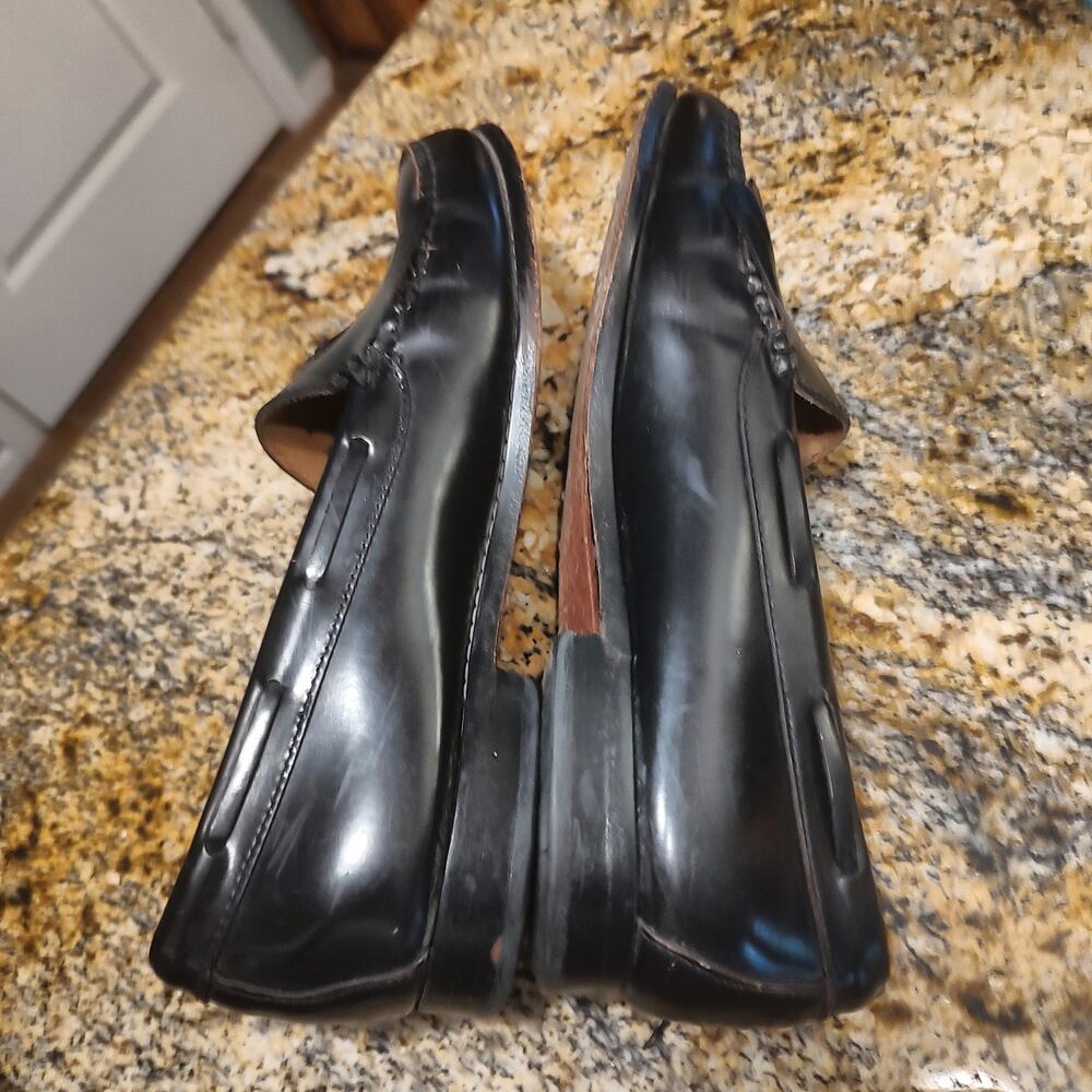 G.H. Bass & Co. Black Leather Mens Loafers Size 9.5D Layton - Picture 6 of 14